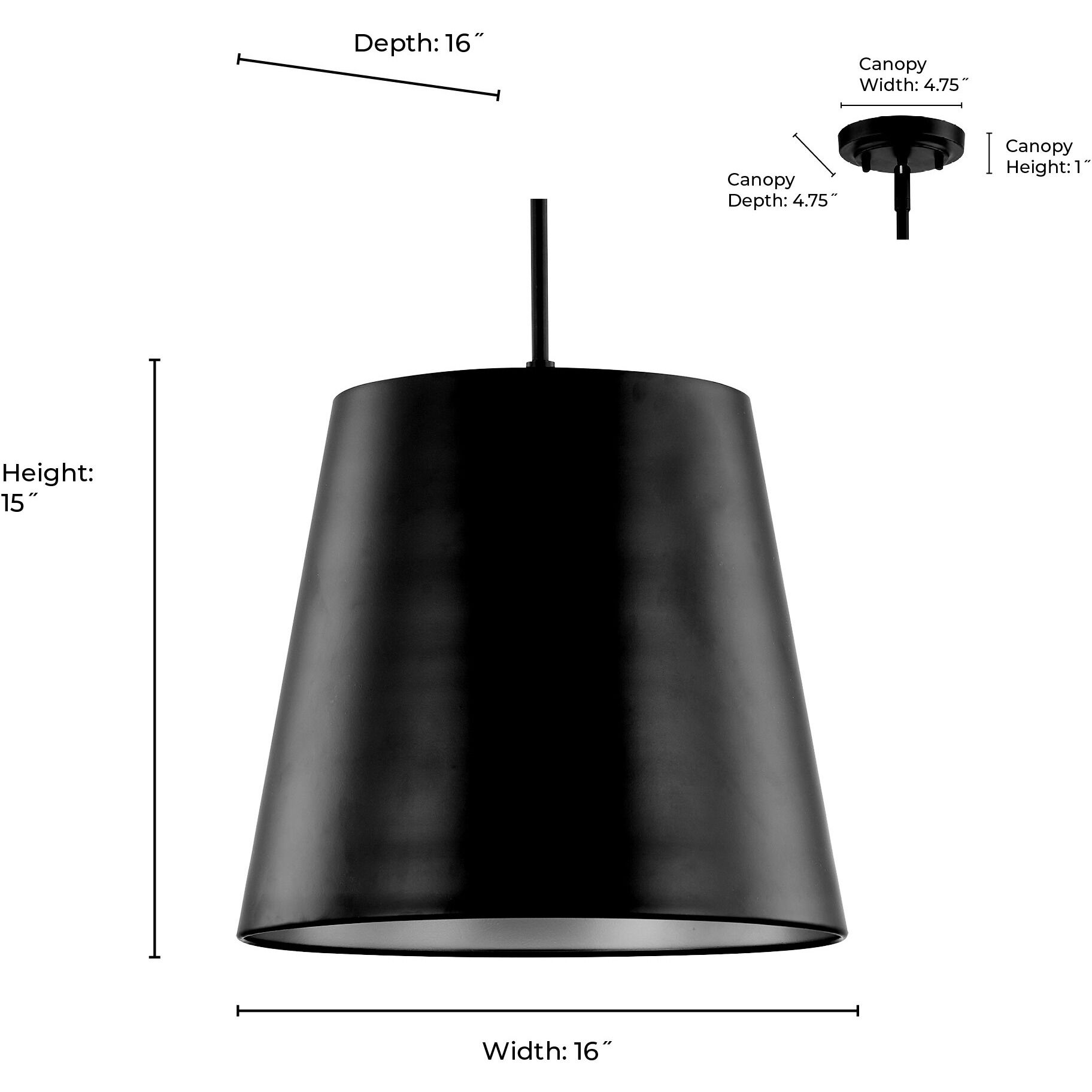 Allson 3 Light 16 inch Matte White Pendant Ceiling Light